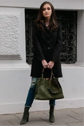 Roco Fashion single-breasted coat with a tailored cut  Adomoo